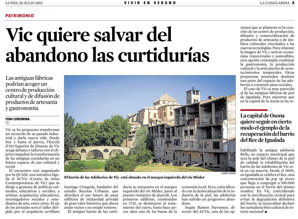 20.07.2015 la vanguardia cast